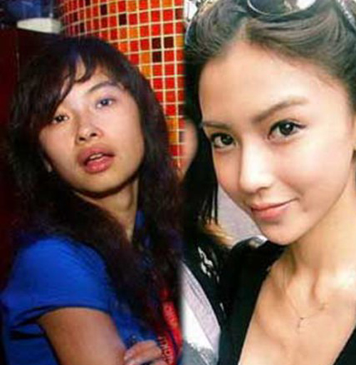 angelababy整容前后照片