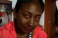 ps恶搞图片：美女退化成黑脸包公！