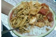 西瓜皮当饭碗去打饭!