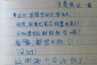 清理书柜 翻了翻初中周记本子 突然发现我那时就已经是吊丝了!