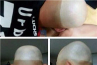 剪光头 带着帽子去海边玩了回来就成这样了。