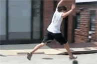 搞笑gif：真正的灌篮高手 在民间