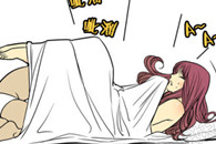 邪恶漫画：趁人之危 感冒了鼻子不通。