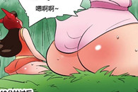 邪恶漫画：色小组 雨后蝉坐 在野外蝉坐!