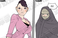 邪恶漫画：色系军团 新工作服 公司女员工工作服!