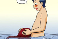 邪恶漫画：色系军团 想象力 两个男人漂流到荒岛上!