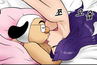 邪恶漫画：接吻符号 累了就多拔拔火罐!