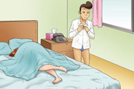 邪恶漫画：躲猫猫的秘密。