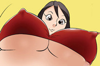 邪恶漫画 在海边一定要挺起来。