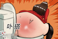 性感偶遇 上厕所没卫生纸了