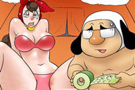 邪恶帮漫画：帐篷里的叫声。