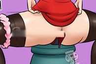 无翼鸟邪恶漫画欲望：快速擦皮鞋。