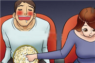 色系军团少女邪恶漫画：电影院的欢乐