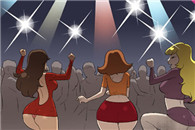 内涵漫画 色系军团：夜店潮流