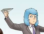 邪恶漫画：选择性飞行。