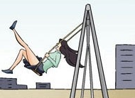 动漫美女漫画邪漫彩图:男子汉的纯情