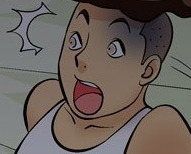 日本绅士福利本子漫画:惊魂的夜晚