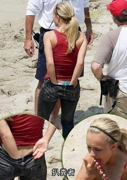 红衣美女摸屁股 味道好吗？.jpg