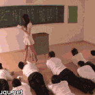 邪恶动态图：这就是美女老师的诱惑