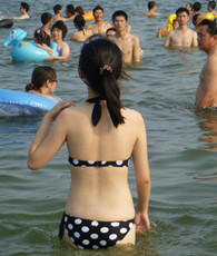 是金子总会发光，是美女就招引色狼！