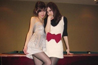 大学里的黑丝女生，现在妹子熟的好快！