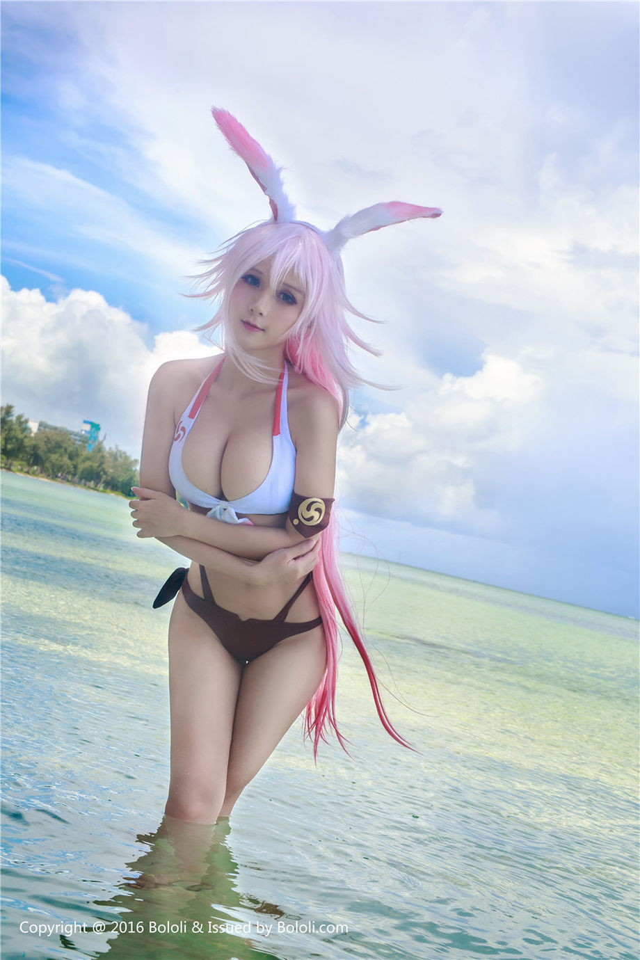 BoLoli波萝社 童颜巨乳美女夏美酱八重樱cosplay写真照片