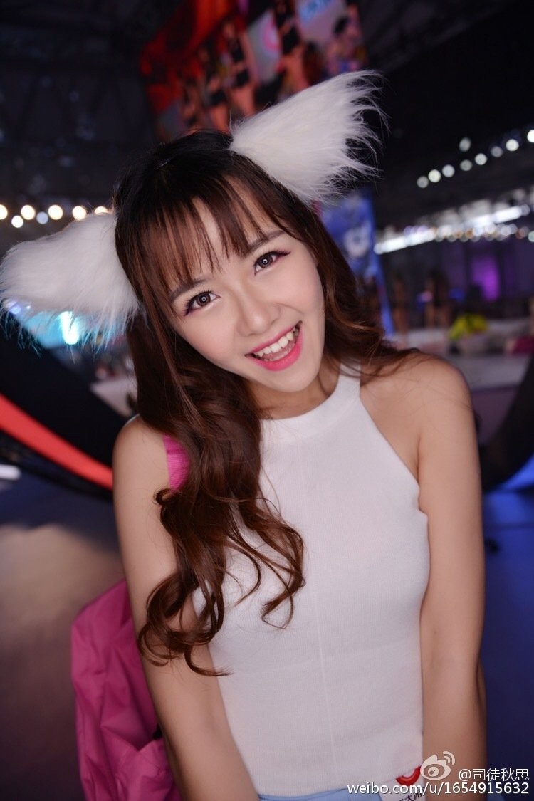 游戏展览美女司徒秋思微博美图合辑