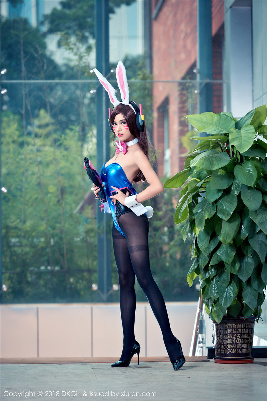 [DKGirl御女郎] 二次元黑丝兔女郎萌宝儿BoA迷人翘臀魅惑写真图片