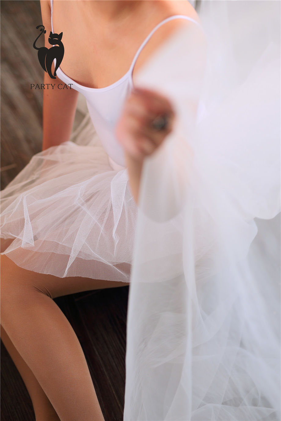 PartyCat轰趴猫 翘臀美女性感美腿蕾丝内衣勾引写真图片