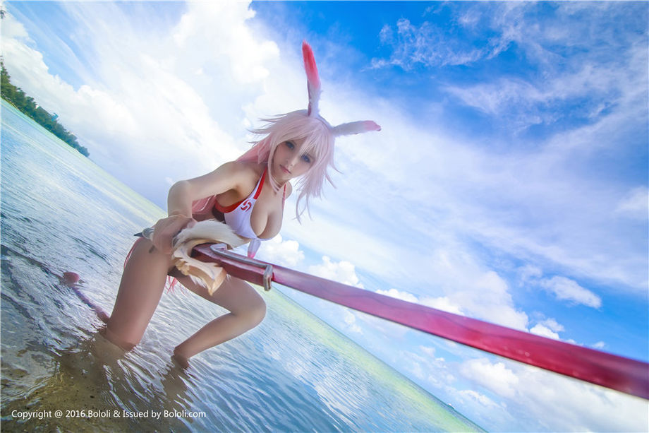 BoLoli波萝社 童颜巨乳美女夏美酱八重樱cosplay写真照片