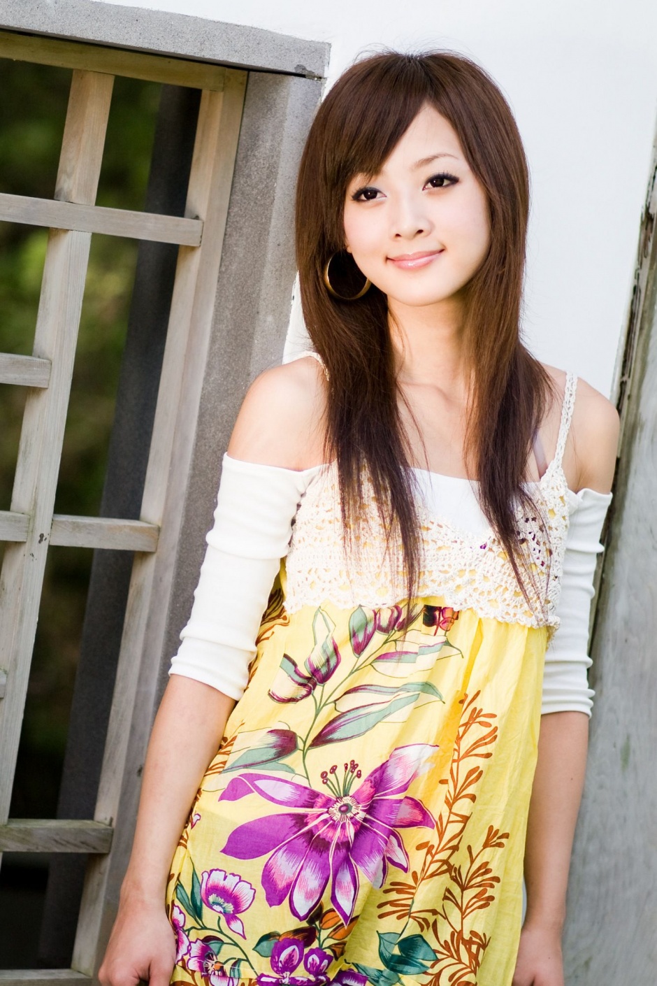 清纯美女果子MM公园唯美写真集