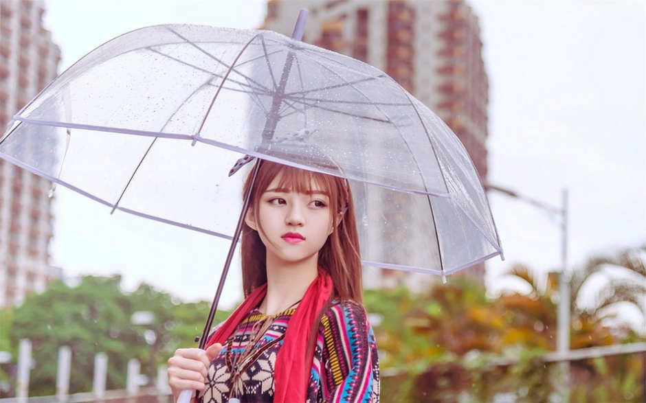 清纯可爱时尚养眼美少女户外唯美写真