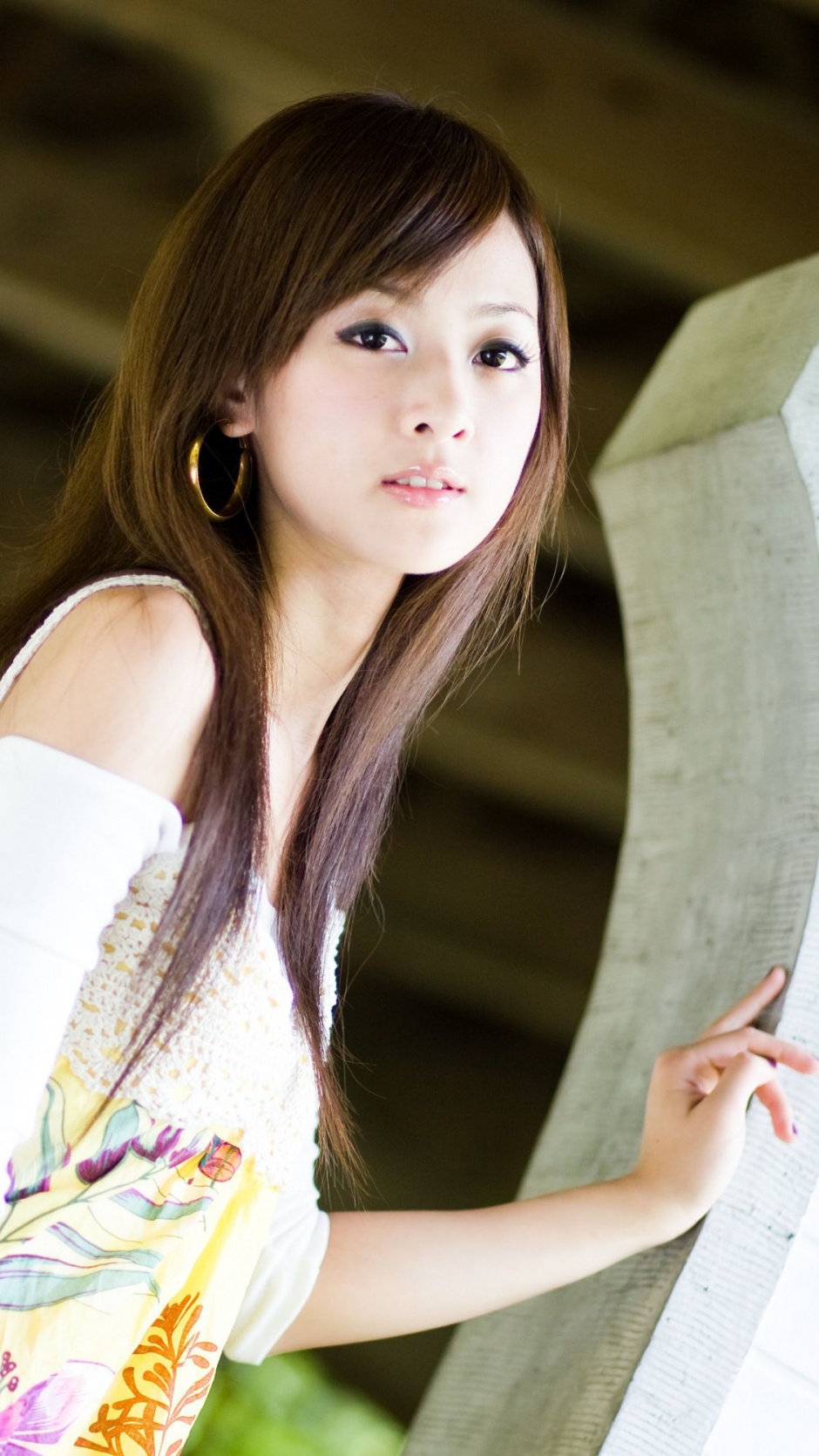 清纯美女果子MM公园唯美写真集