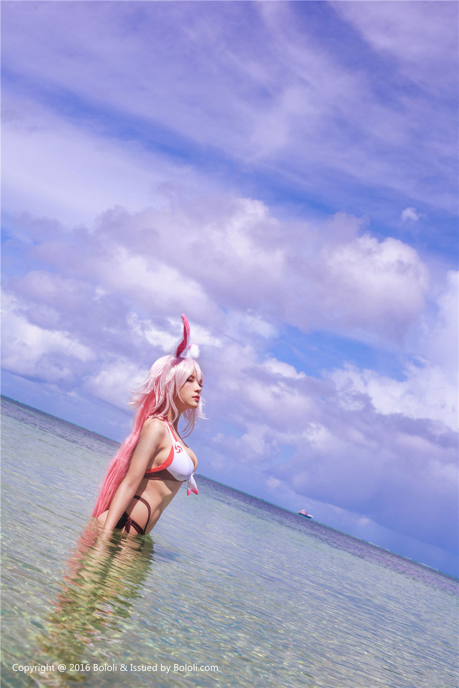 BoLoli波萝社 童颜巨乳美女夏美酱八重樱cosplay写真照片