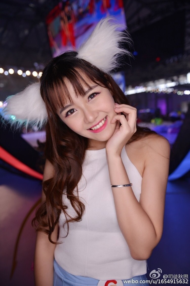 游戏展览美女司徒秋思微博美图合辑