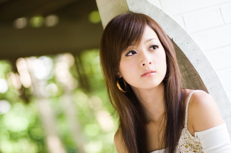 清纯美女果子MM公园唯美写真集