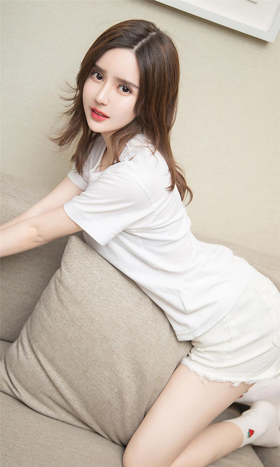 ugirls尤果网 雪白爆乳美女马乐乐性感情趣内衣人体摄影图片