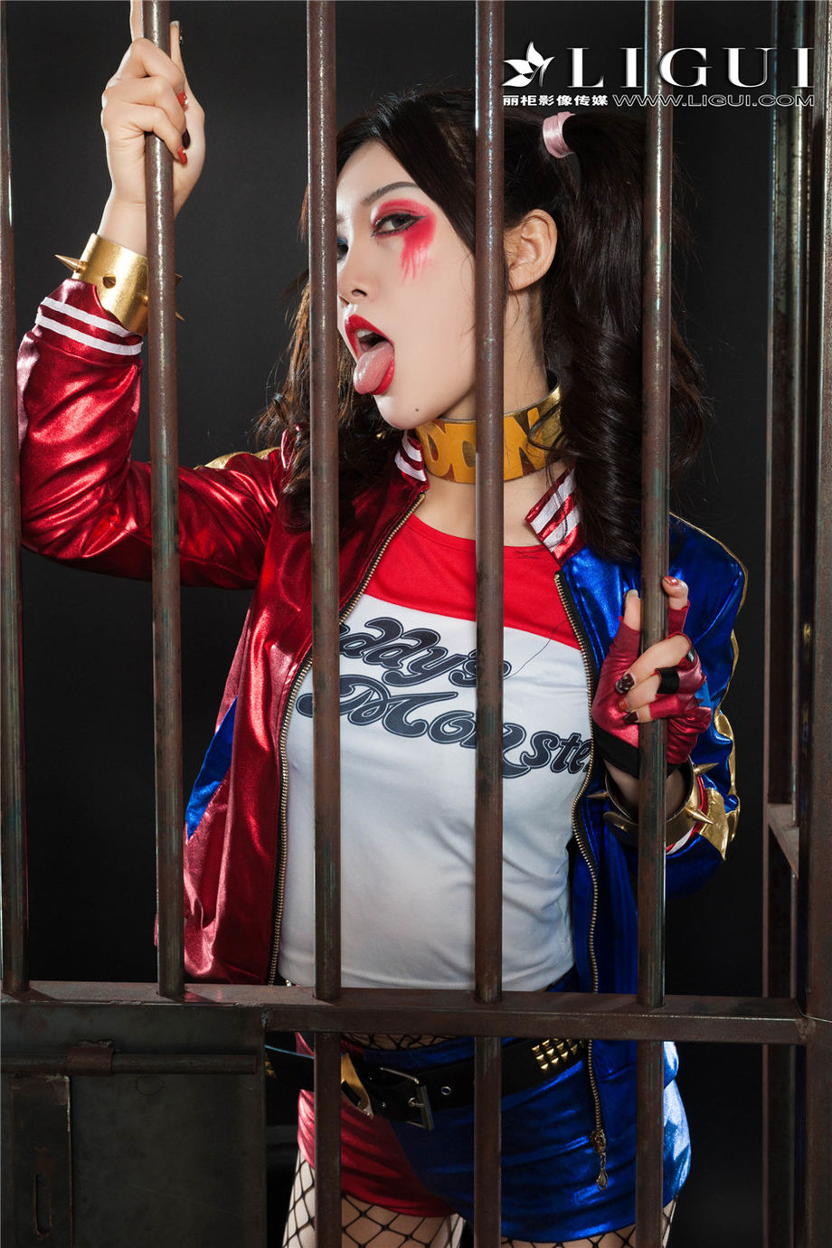 Ligui丽柜 网袜御姐美女筱筱性感美腿诱惑图片大全