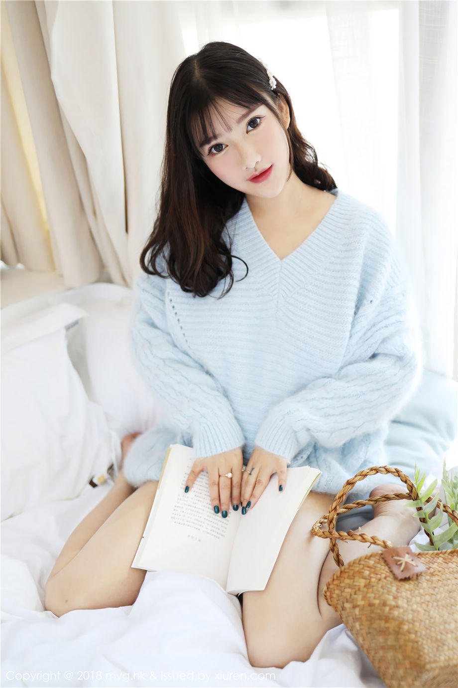 MyGirl美媛馆 清纯小美女小尤奈香艳丁字裤丰腴雪白美臀勾魂写真图片