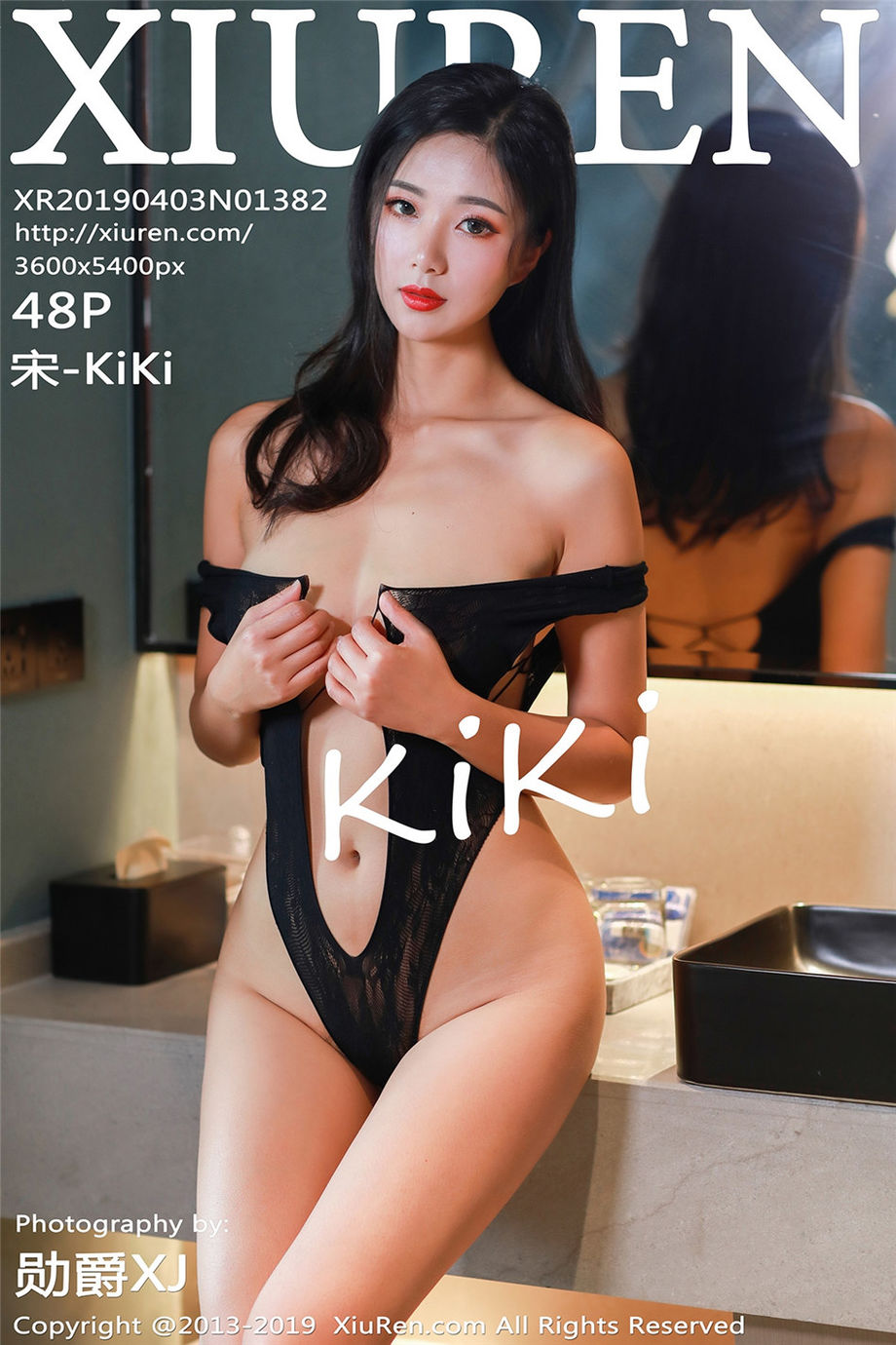 秀人网 翘臀大奶美女宋-KiKi诱惑情趣内衣福利摄影图片