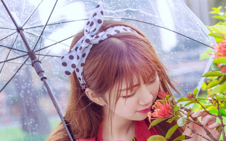 清纯可爱时尚养眼美少女户外唯美写真