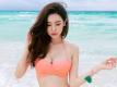 性感美女朴多贤白嫩修长美腿海边比基尼爆乳写真