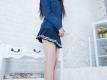 极品美腿模特Emma学生制服私房写真照片