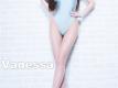 Beautyleg 台湾美女Vanessa雪白美腿高叉连体泳衣图片高清写真