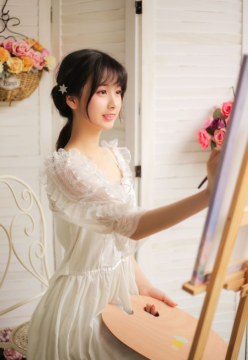 丰满爆乳美女模特小清新诱惑性感美女图片